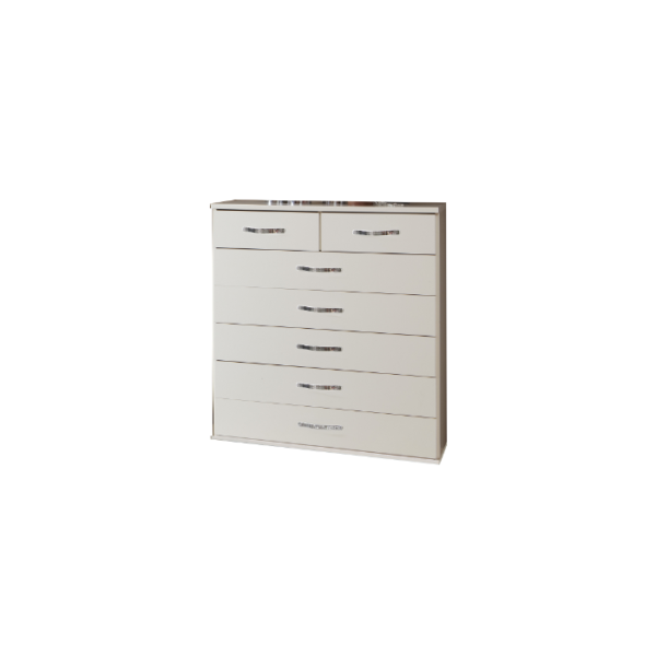 Duo 5+2 Drawer Storage Chest - White