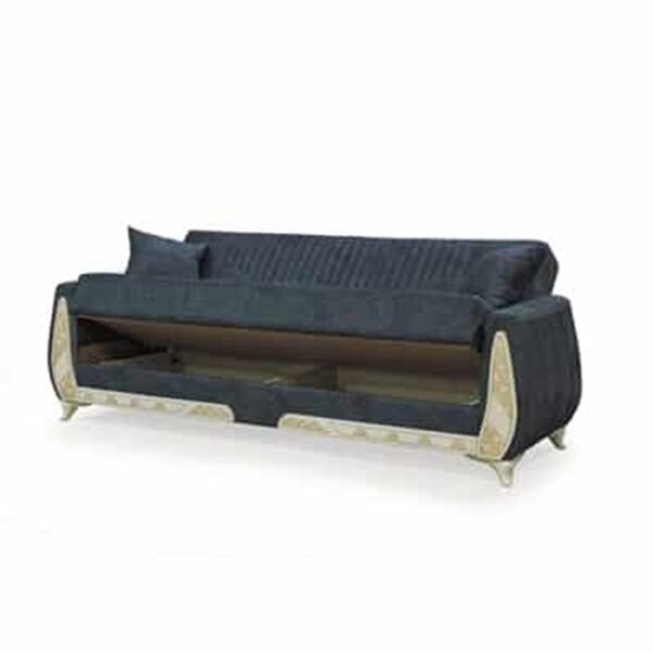 Turkish High Quality 3 Seater Sofabed - Black