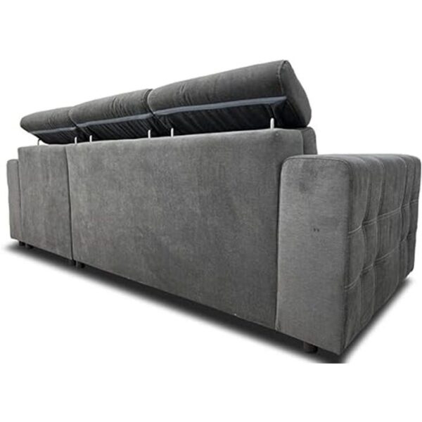 Lucas Corner Sofa Bed With Storage - Grey