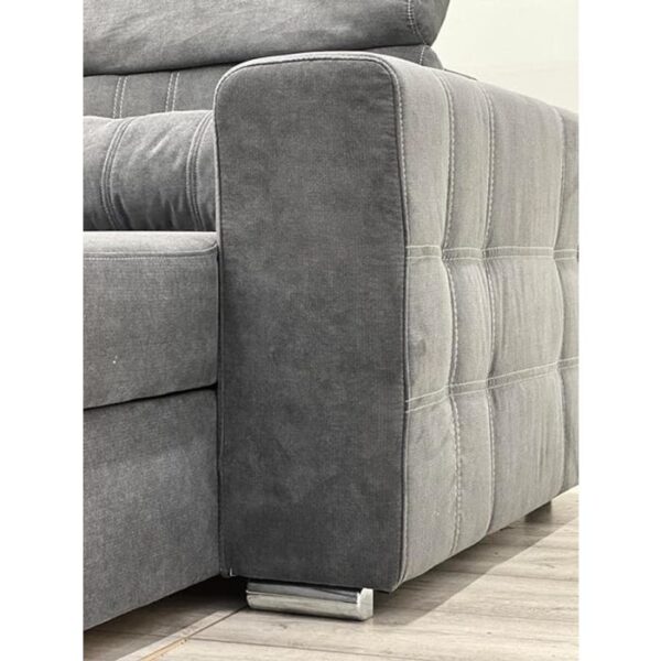 Lucas Corner Sofa Bed With Storage - Grey